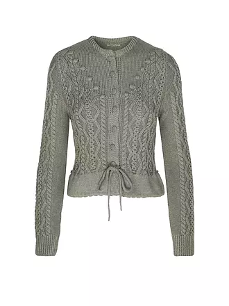 GOTTSEIDANK | Gilet traditionnel en tricot LENE | grün
